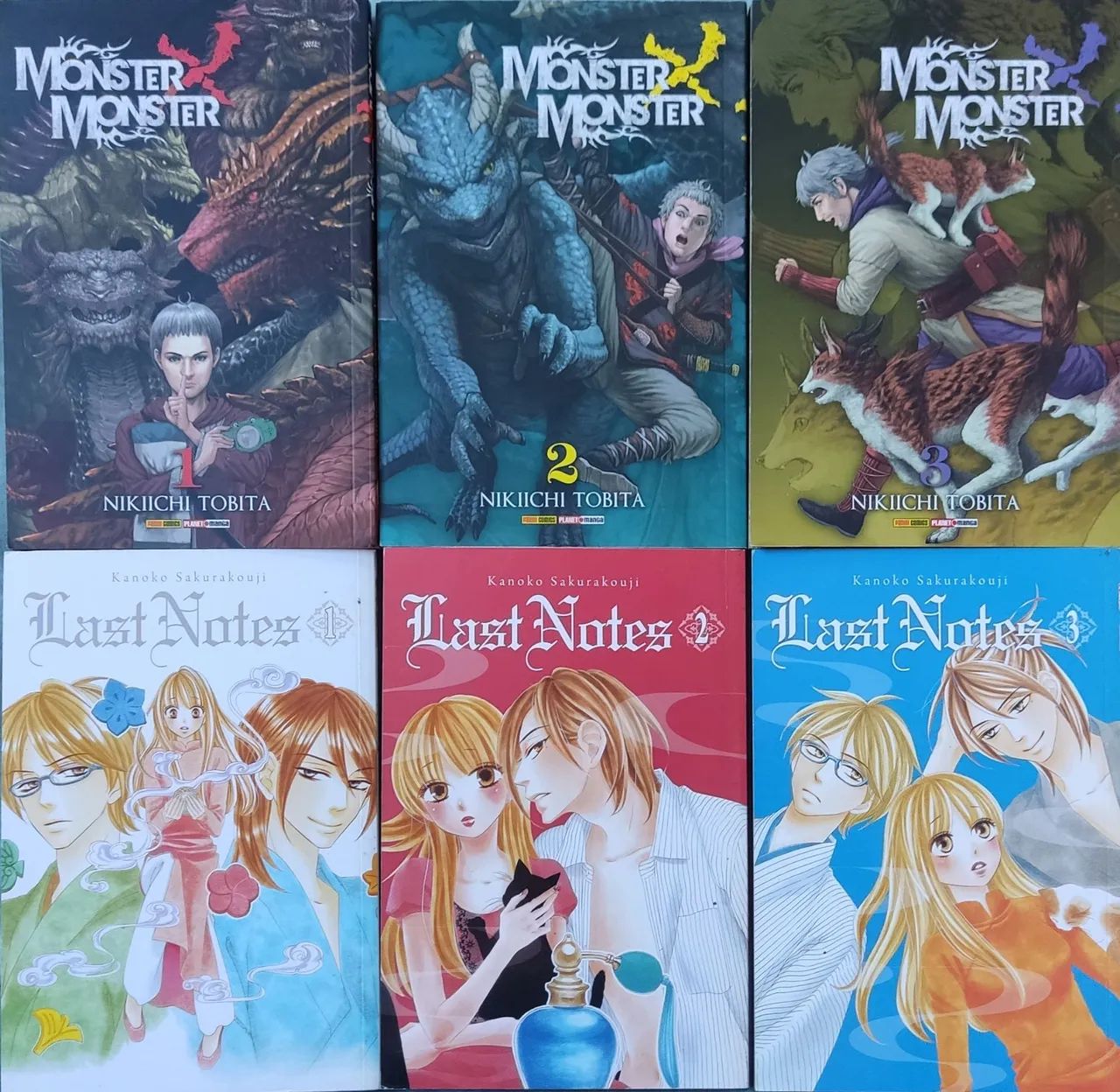 MonsterXMonster e Last Notes Completos - Livros e revistas