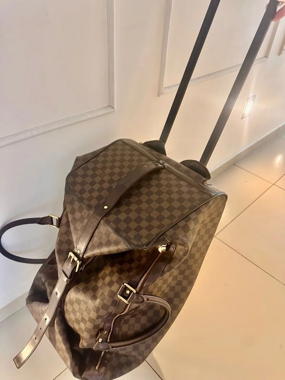 Mala Louis Vuitton Eole 50 Rolling Damier Ebene original - Foto 2