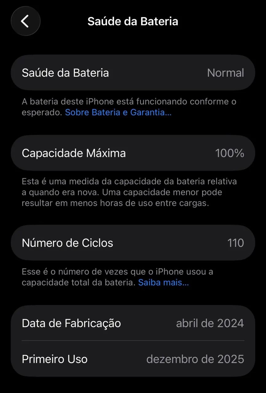 Iphone 15 PRO 128GB - 100% Saúde na Garantia Apple - Foto 3