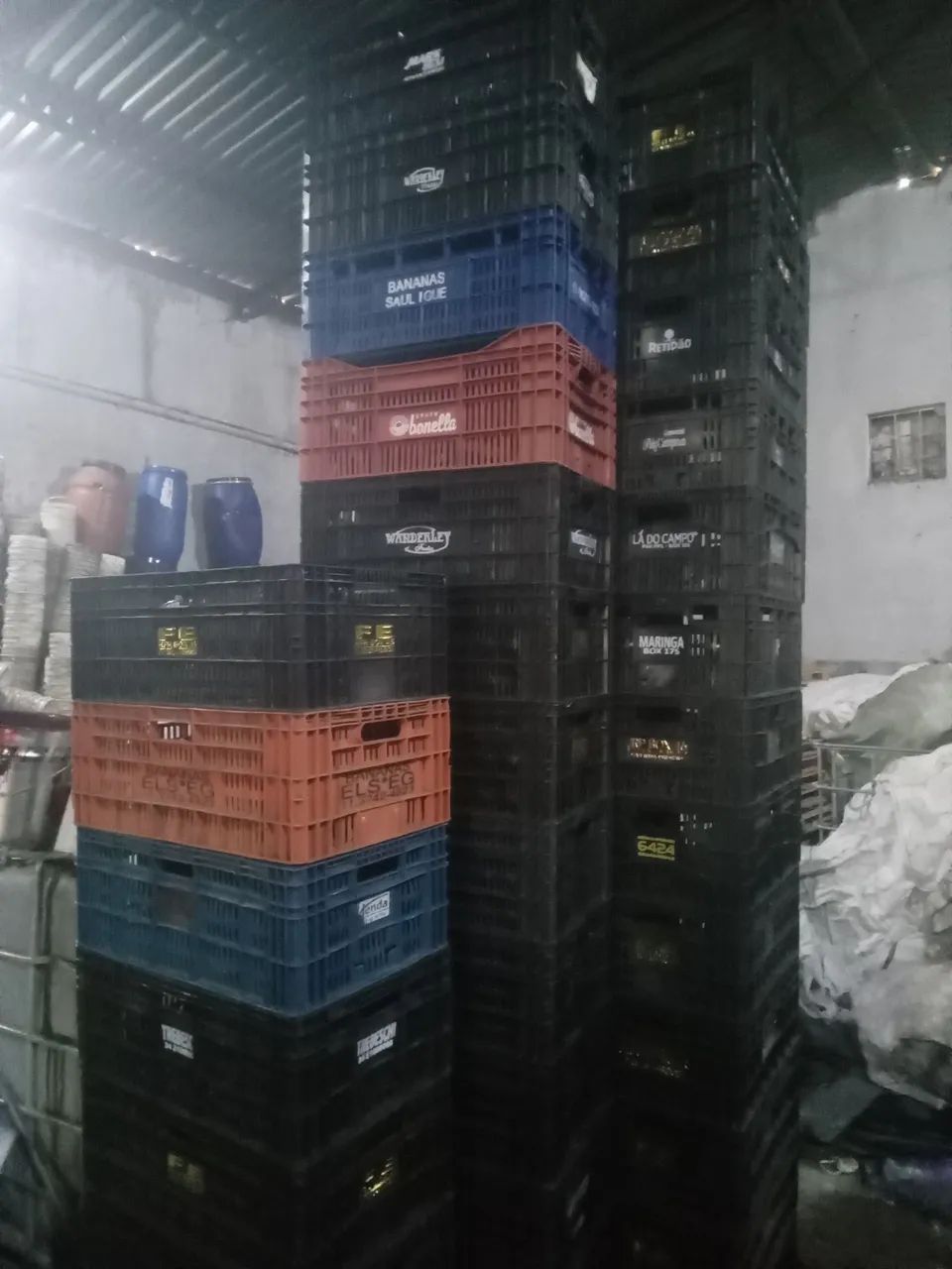 Caixa Plástica de bananas