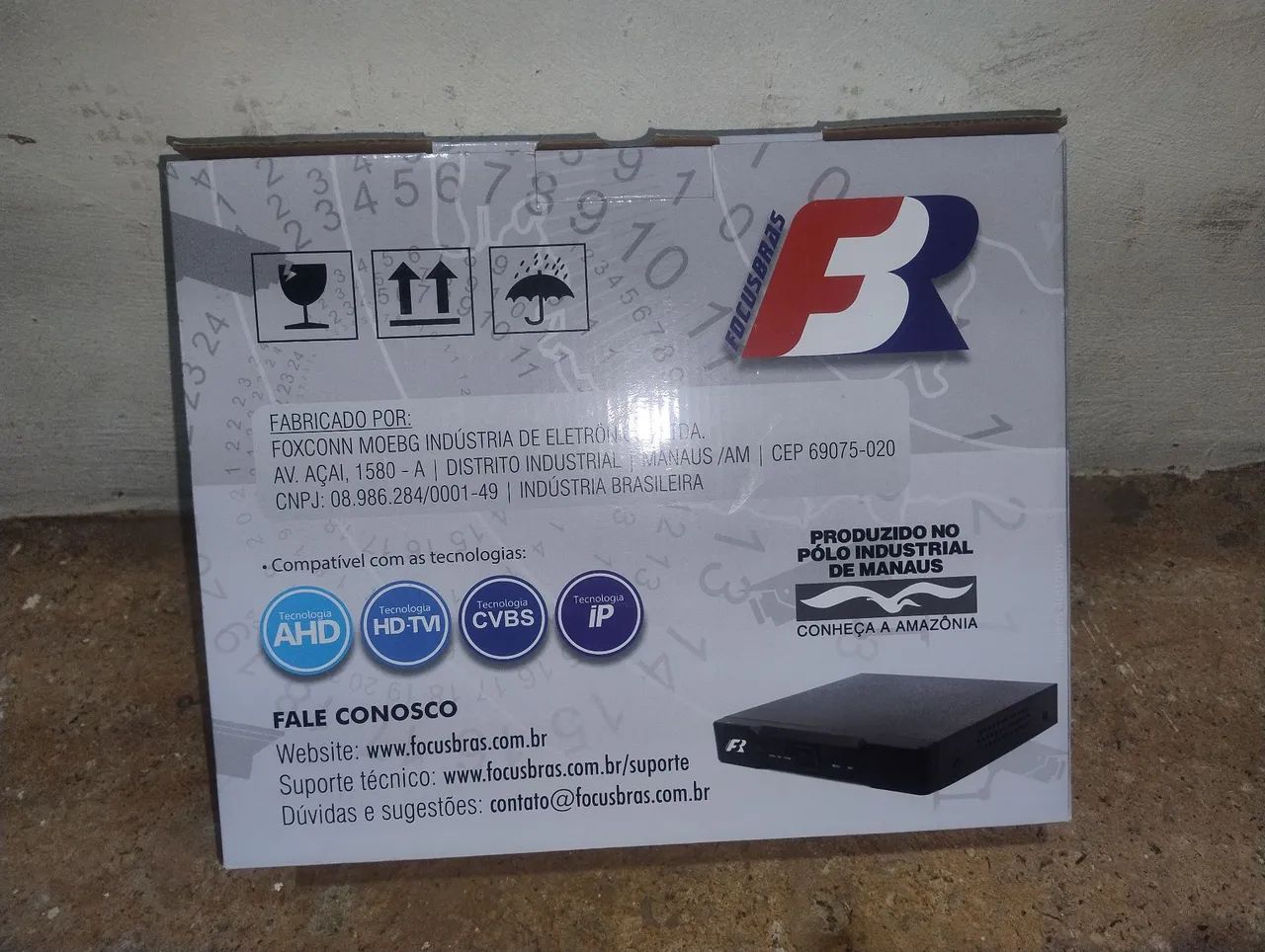 DVR 16 canais Focusbras 