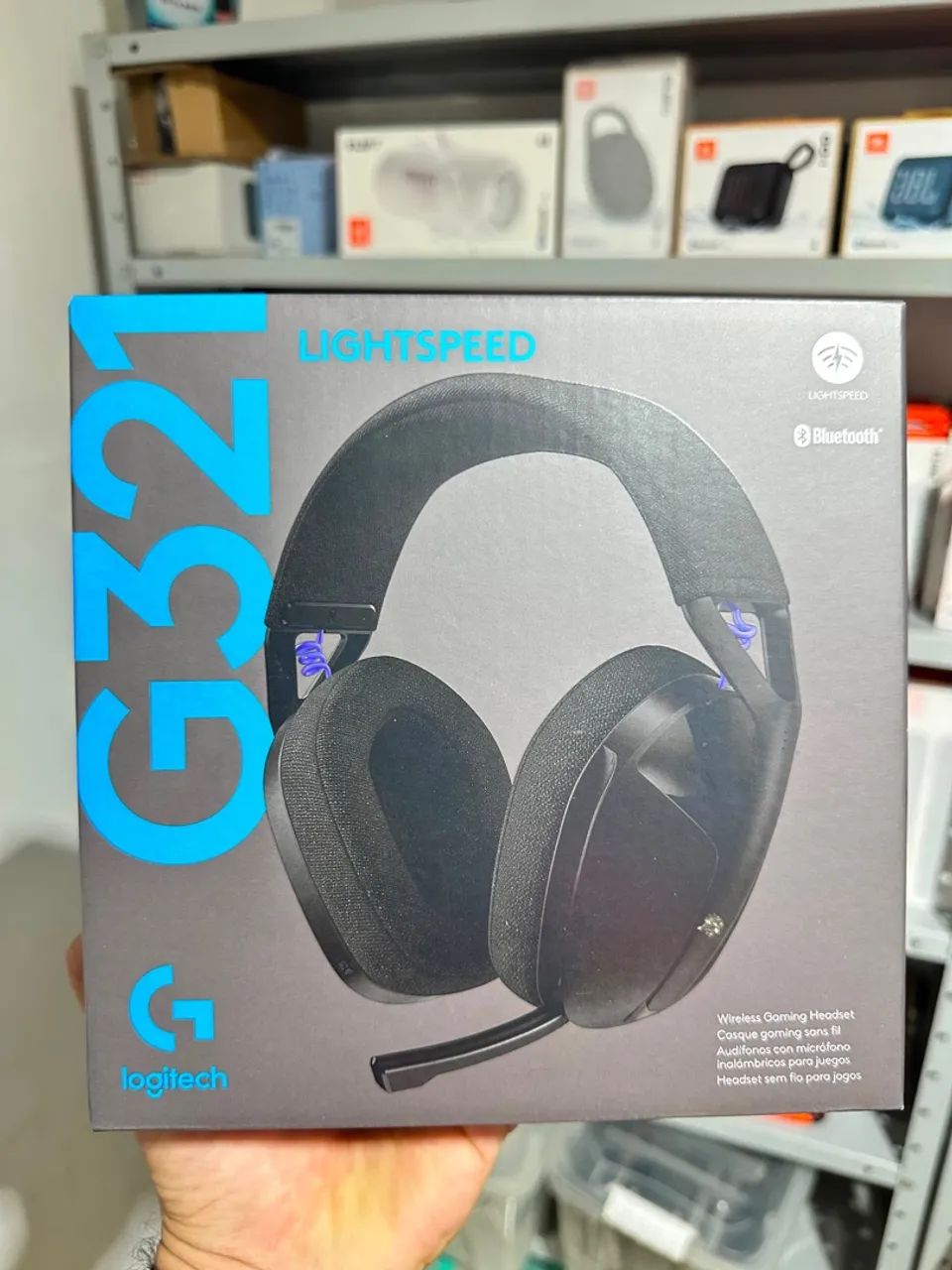 Headset Logitech G321 Bluetooth Preto