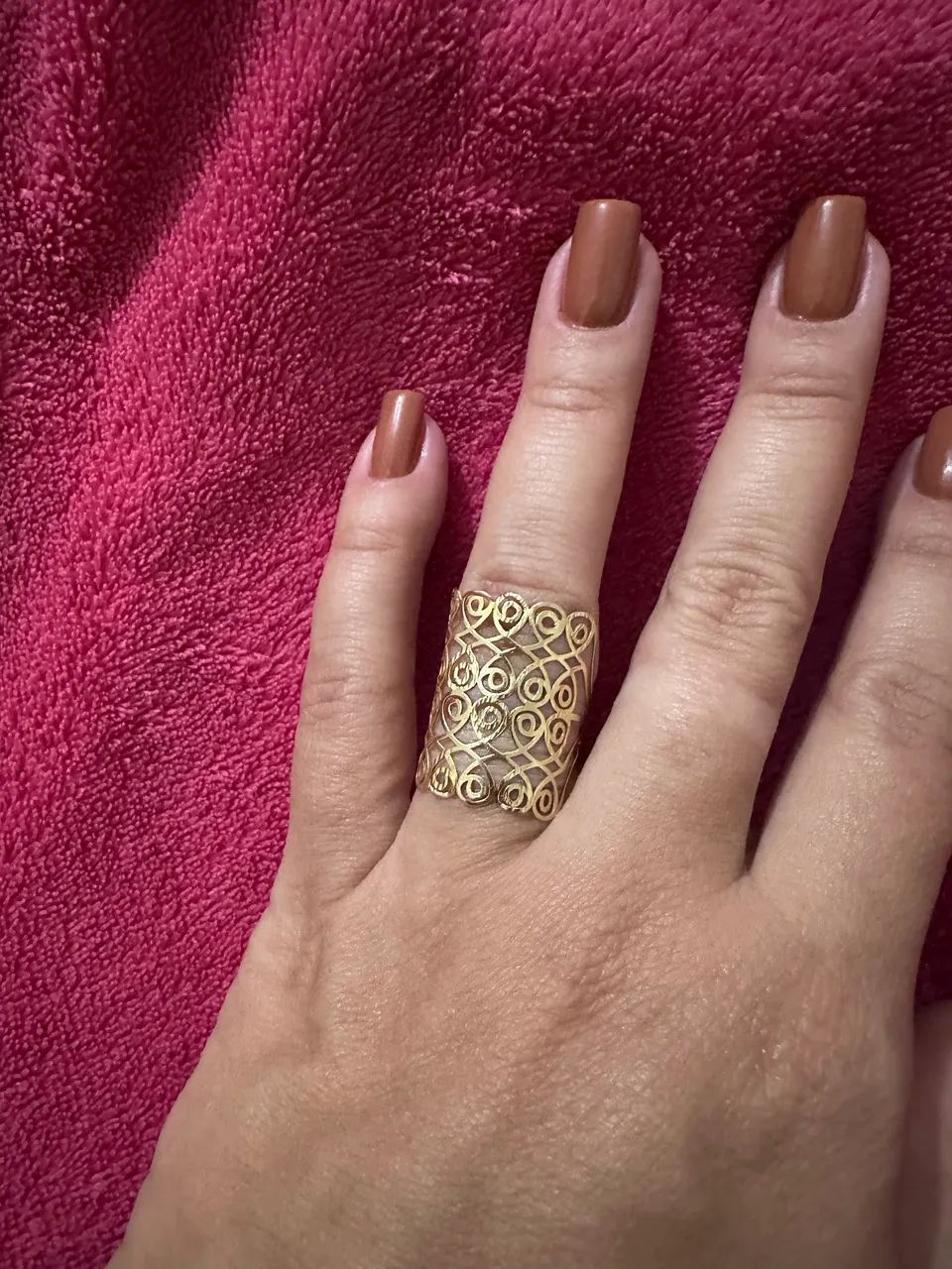 Anel de ouro 18k