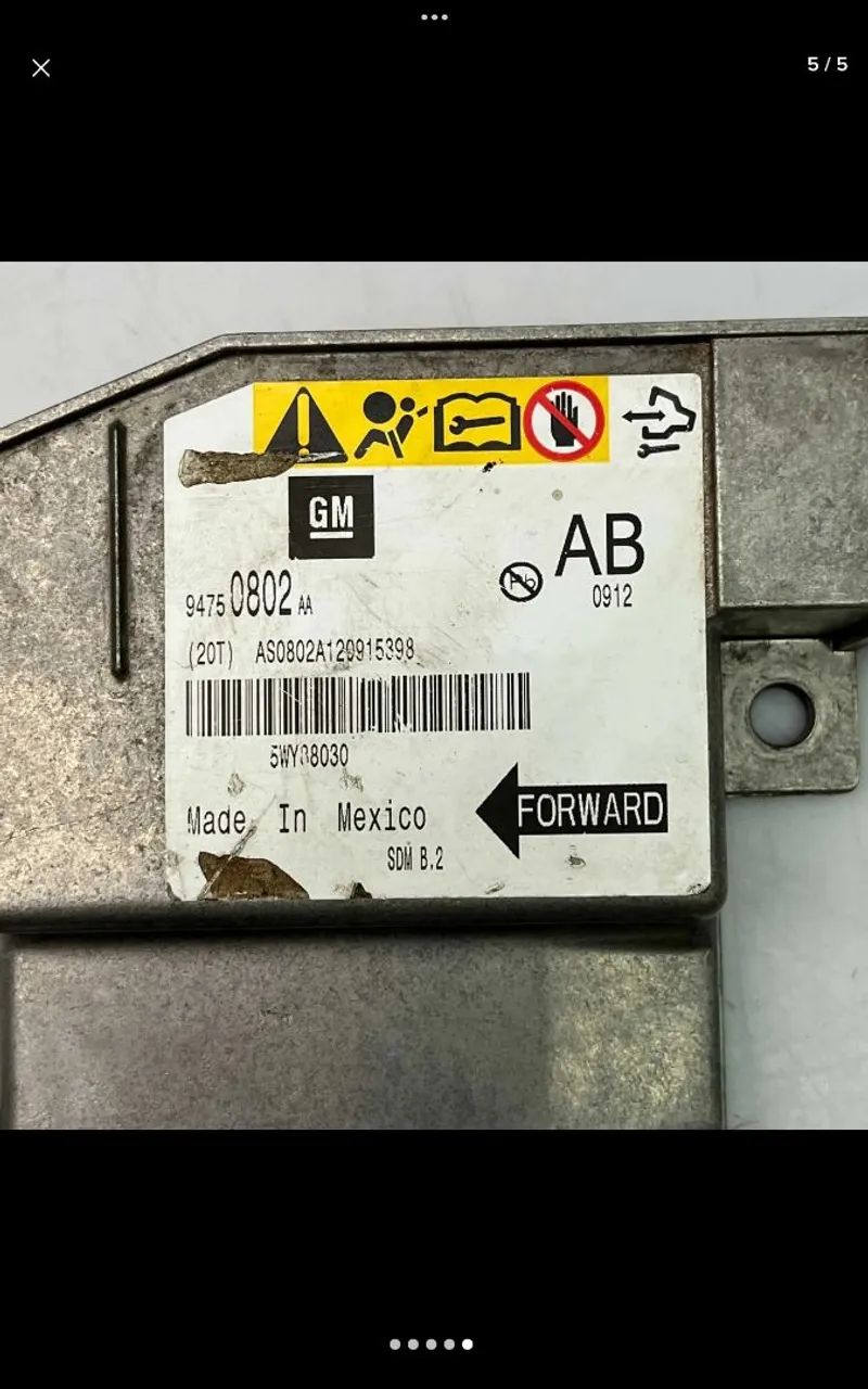 Módulo Airbag Montana Agile    *