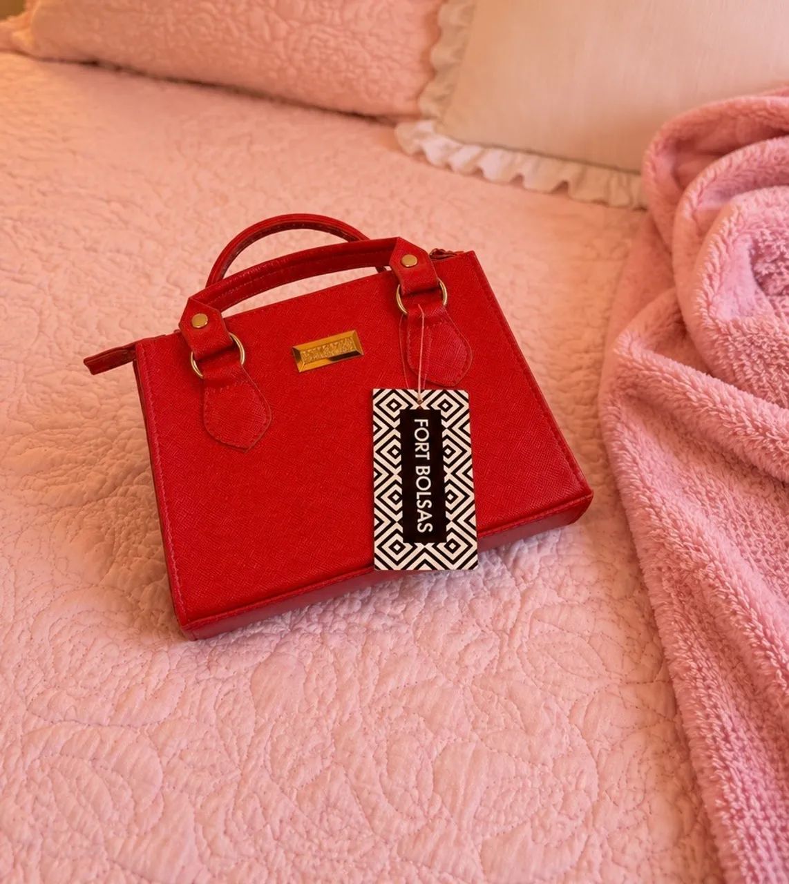 Bolsa Feminina Vermelha  - Foto 2