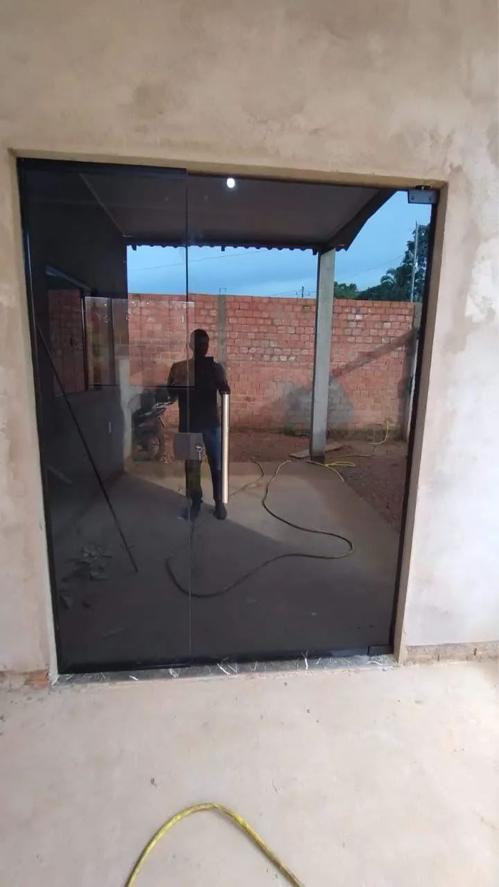 Porta de vidro pronta entrega 