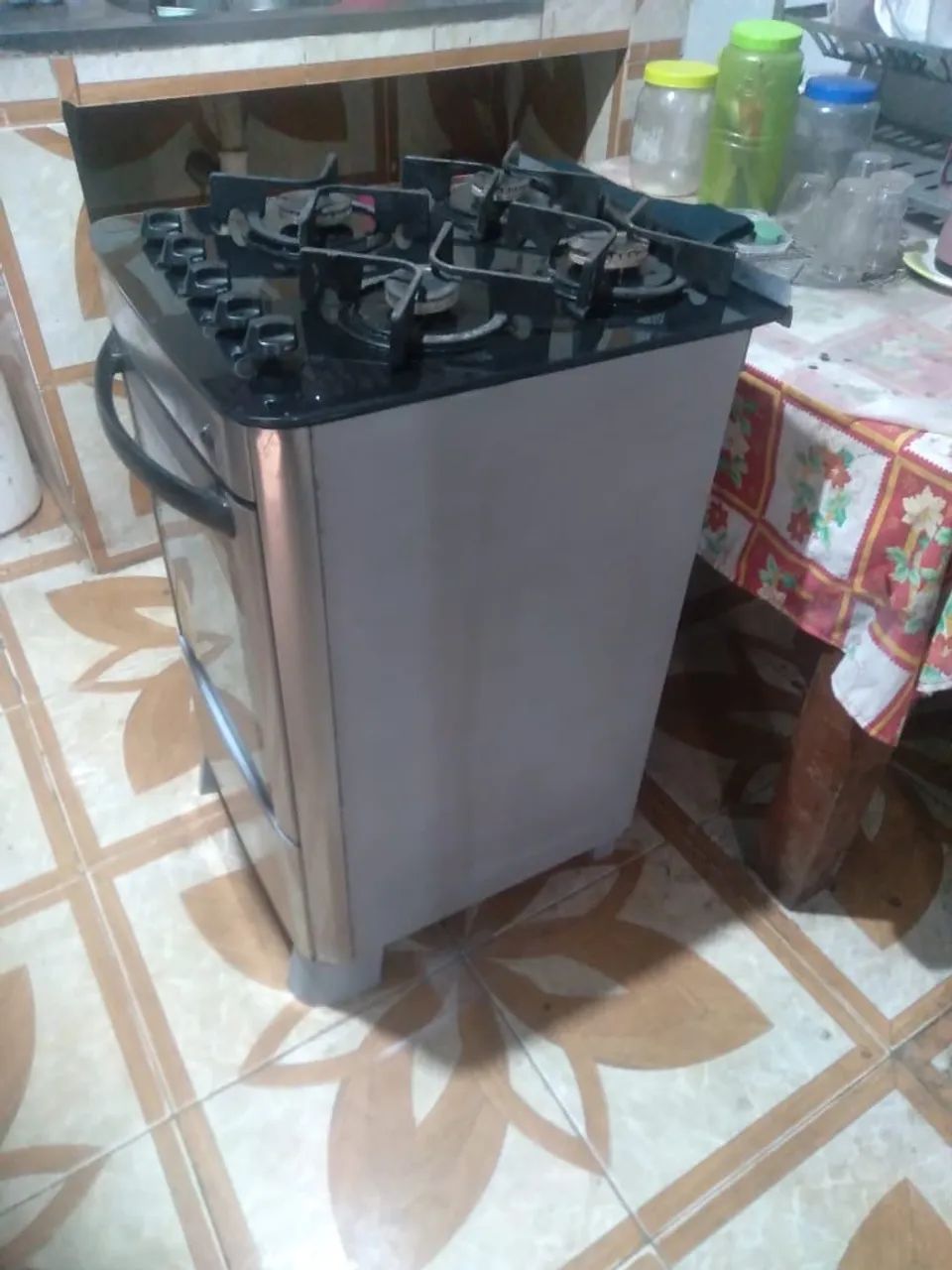 Fogão esmaltec mesa de vidro  - Foto 2