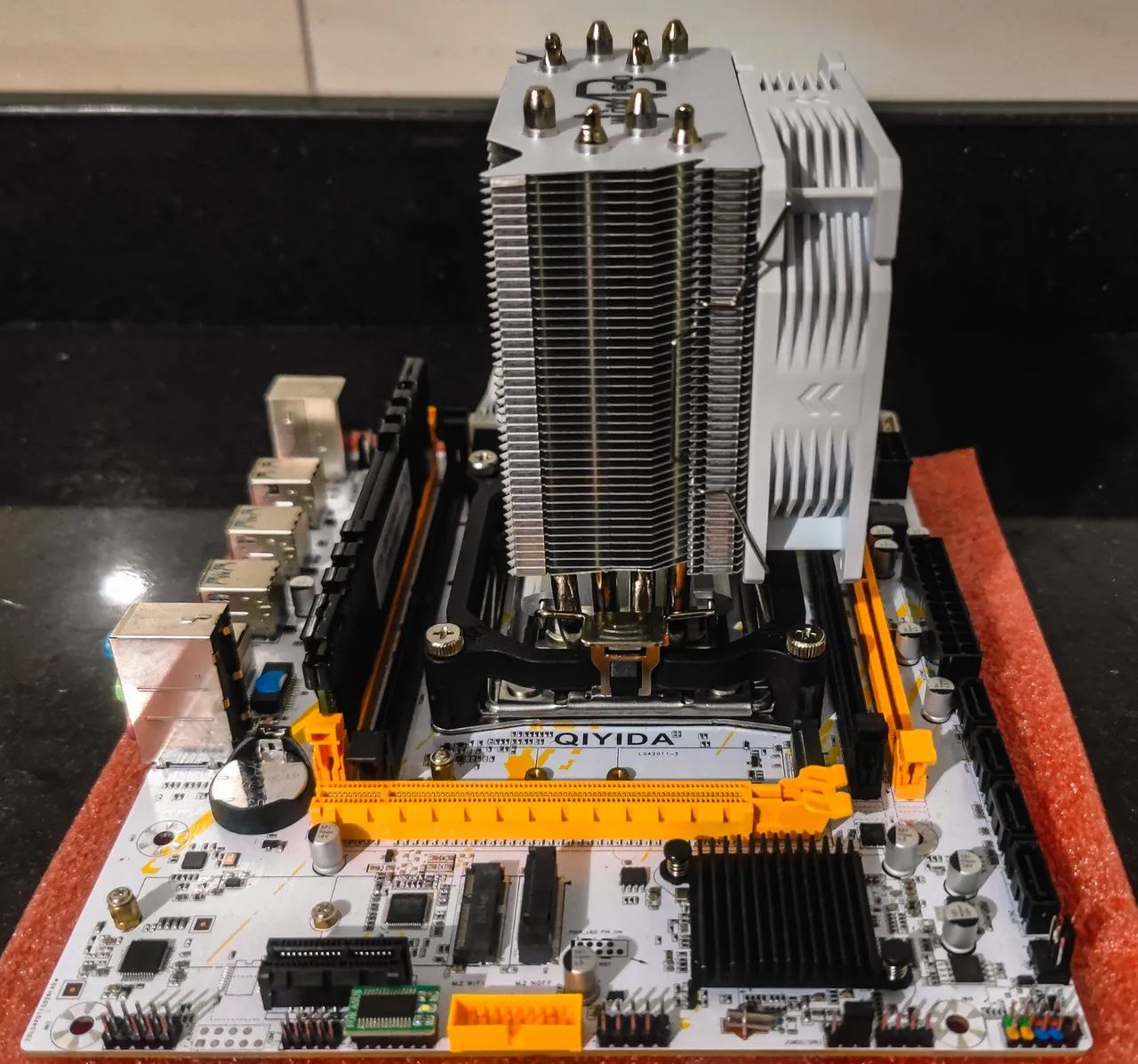 NOVO] KIT X99 QIYIDA K9S WHITE + XEON 2680 V4 + TPM 2.0 + AIR