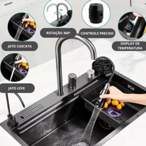 Cuba Multifuncional Para Cozinha Com Acessórios - Foto 2
