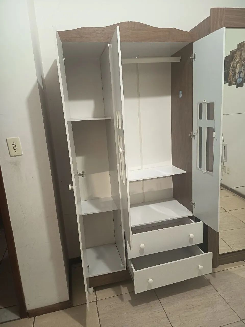 Guarda roupa/ bebê - Foto 2