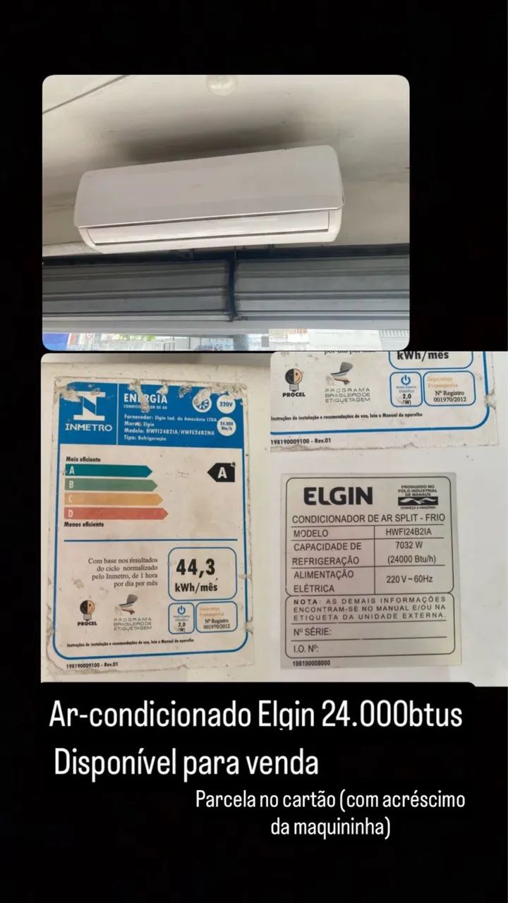 Ar condicionado 24.000 btus - Foto 2