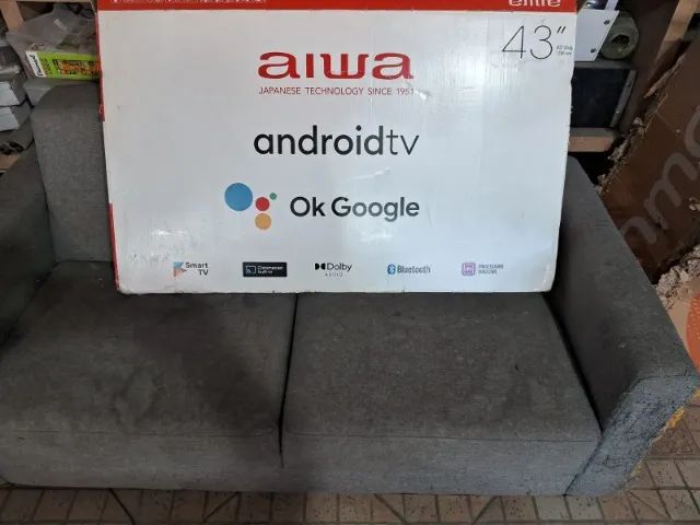 ANDROIDTV AIWA 43 NA CAIXA - DISPLAY COM MANCHA