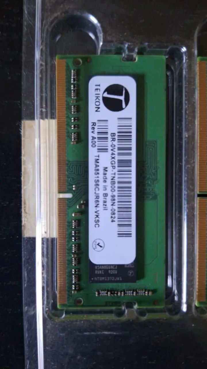 Par de Memórias RAM DDR4 8GB (2x4GB) Teikon 2400MHz para Notebook - Foto 4