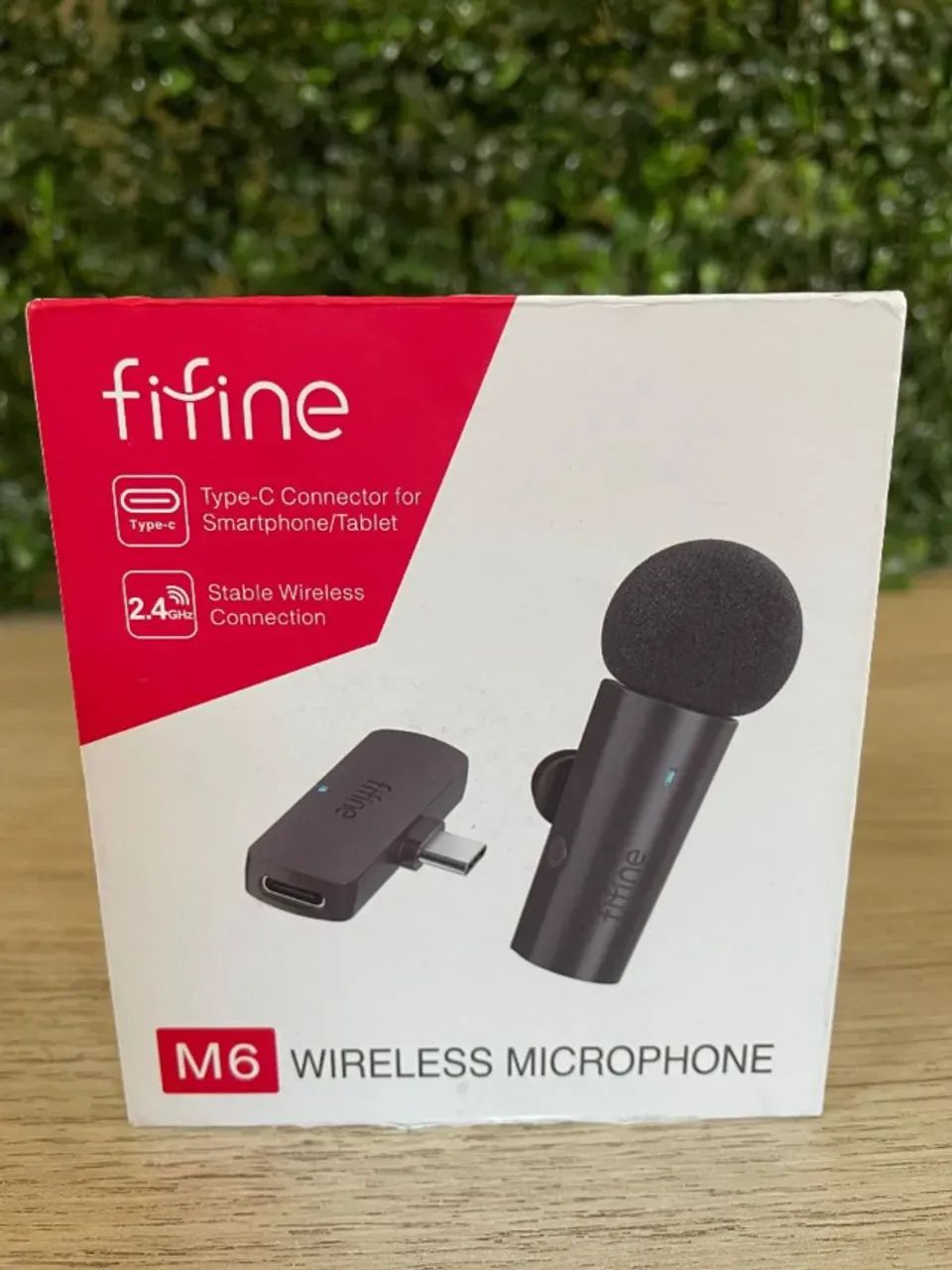 Microfone de Lapela Sem Fio Fifine M6 USB-C Lacrado