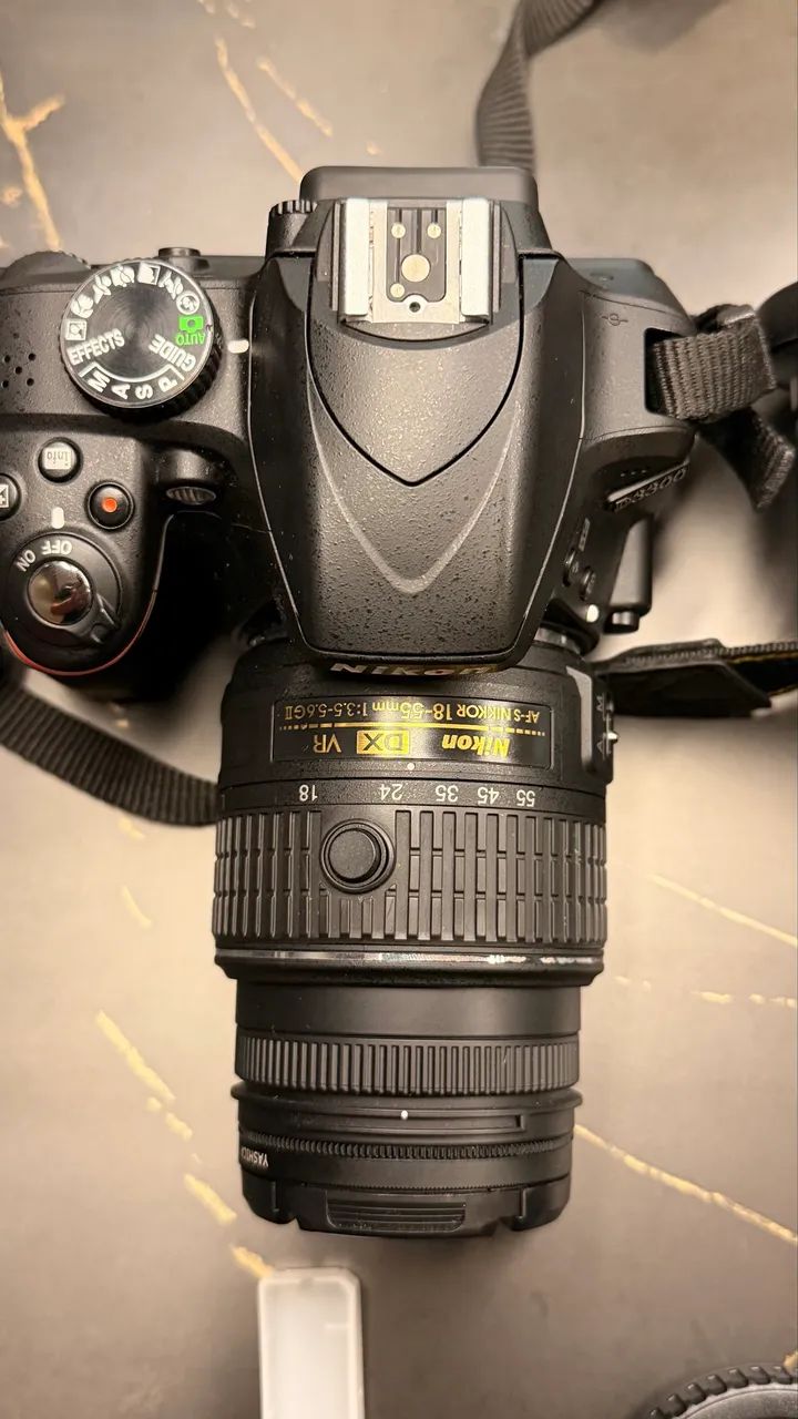 Nikon D3300 com lente 18-55 mm e acessórios - Foto 2