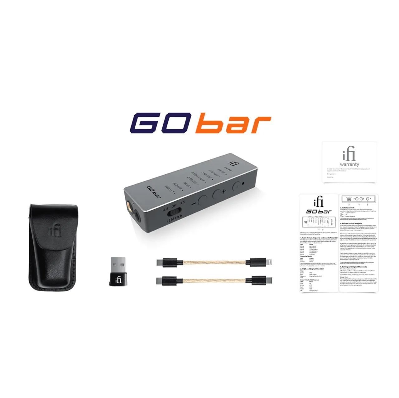 Ifi Go Bar - Dongle / Dac/ Amp Xbass + Xspace Open Box - Foto 5