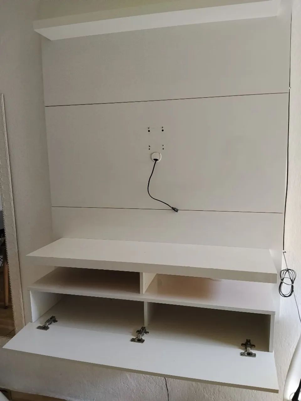 Rack painel tv branco  - Foto 2