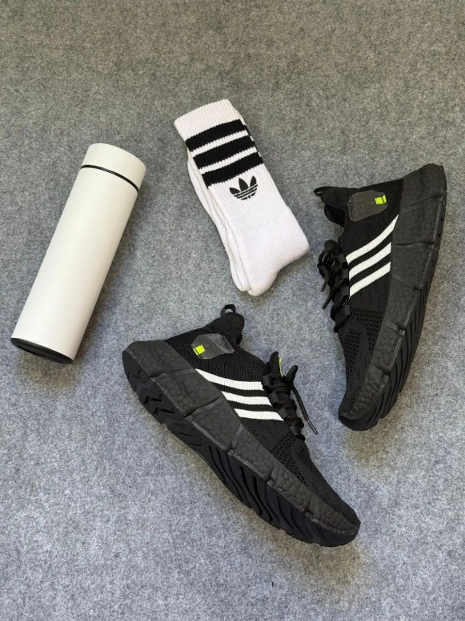 ADIDAS 33y PRETO SOLADO MICRO UNISSEX LINHA PREMIUM (FOTO REAL