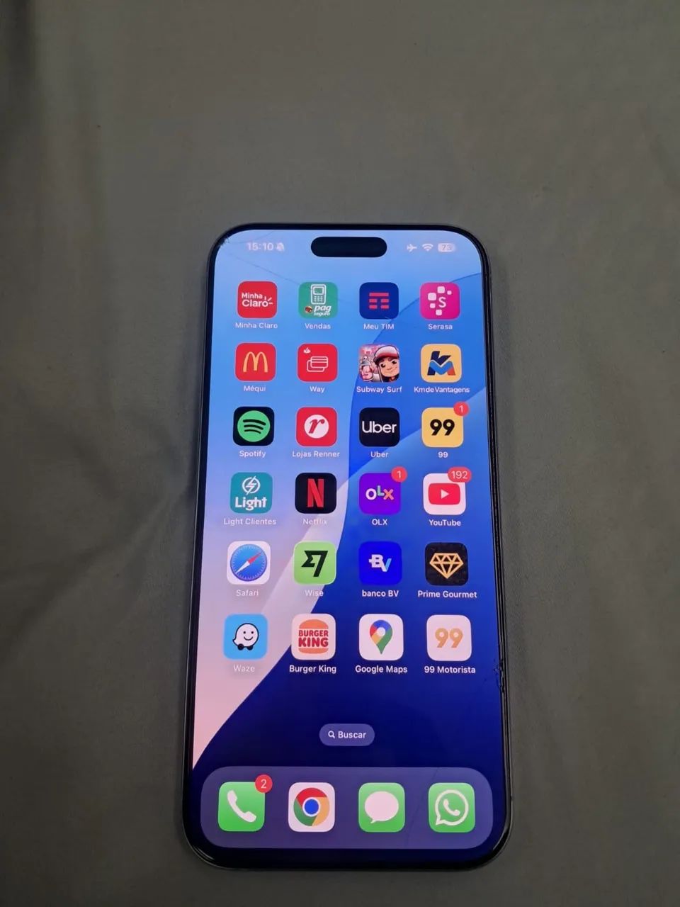 IPHONE 16 PRO MAX BRANCO ESTADO DE ZERO! ACEITO CARTÃO  - Foto 3