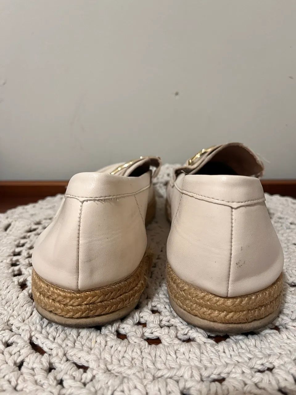 Mocassim bege número 39 - Foto 4