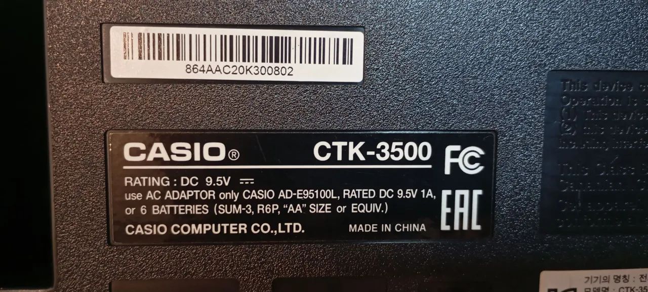 Teclado digital Casio CTK-3500 - Foto 5