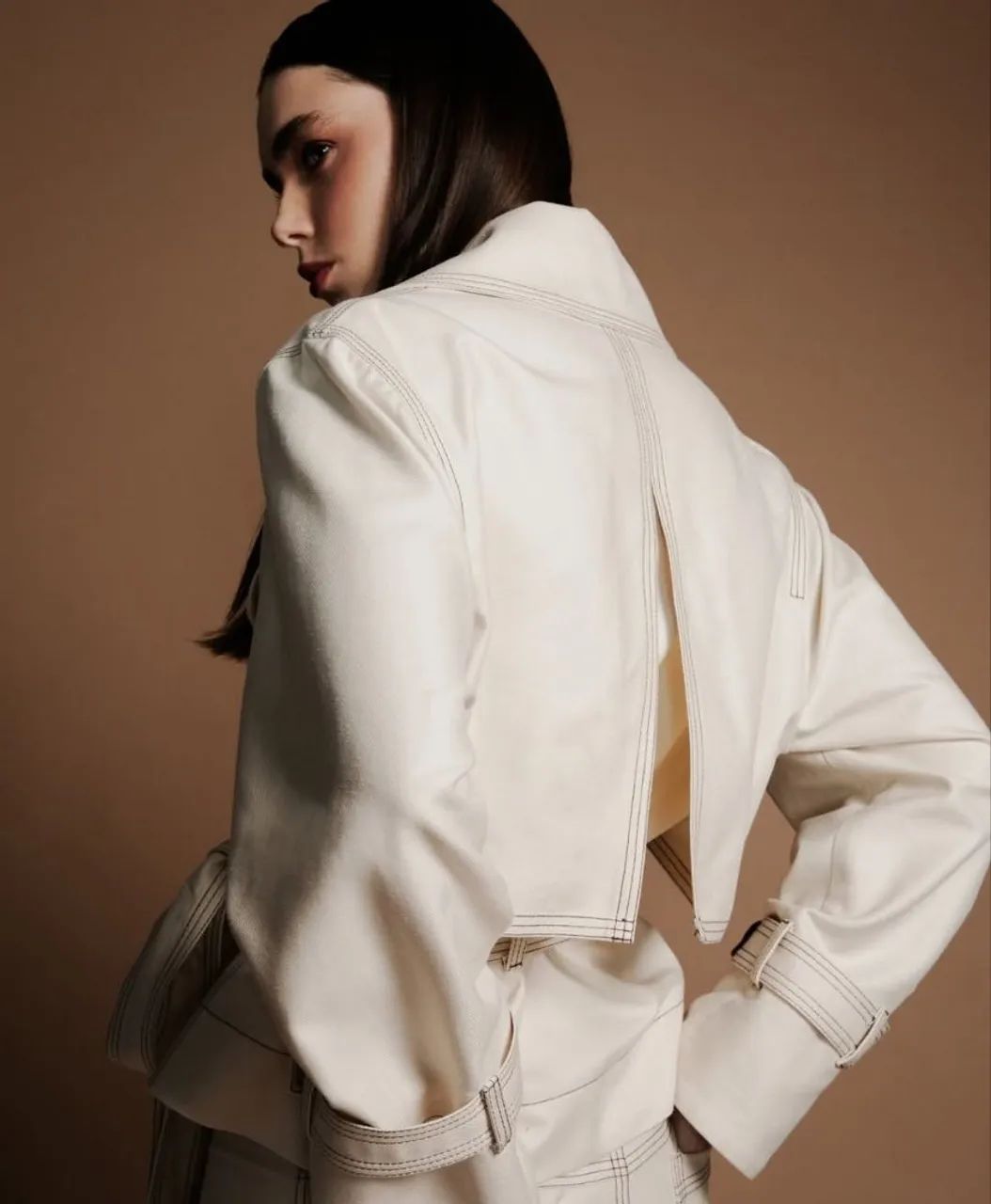 Trench Coat e Calça Tam 34 novo  - Foto 4