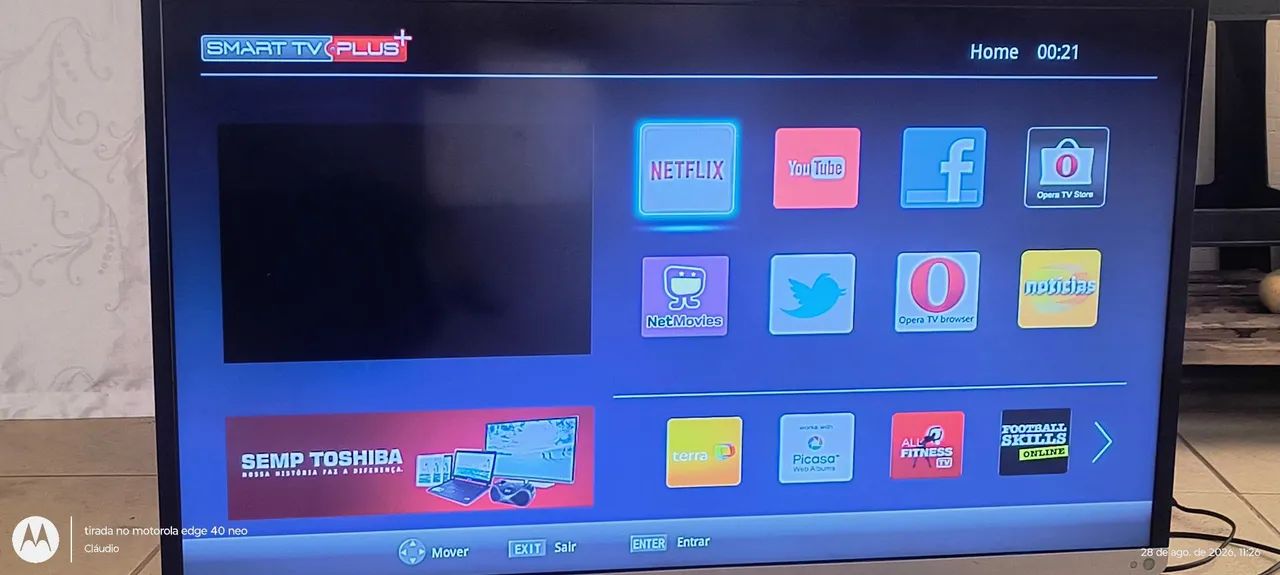 vendo tv Semp Toshiba 40 polegadas funcionando normalmente  - Foto 3