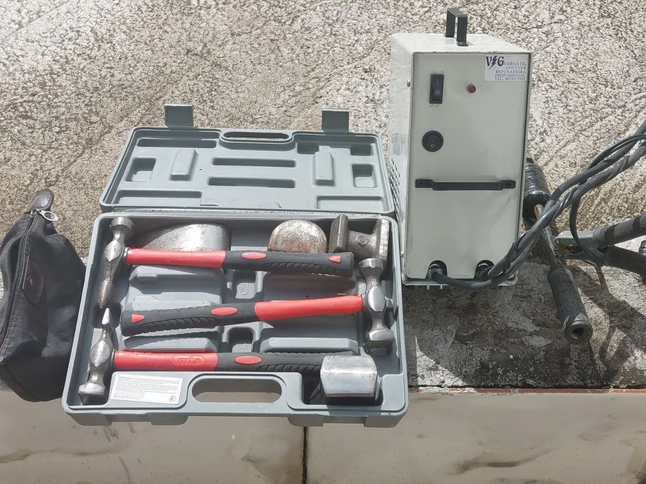 Kit spoter com kit de martelos pra funileiro  - Foto 4