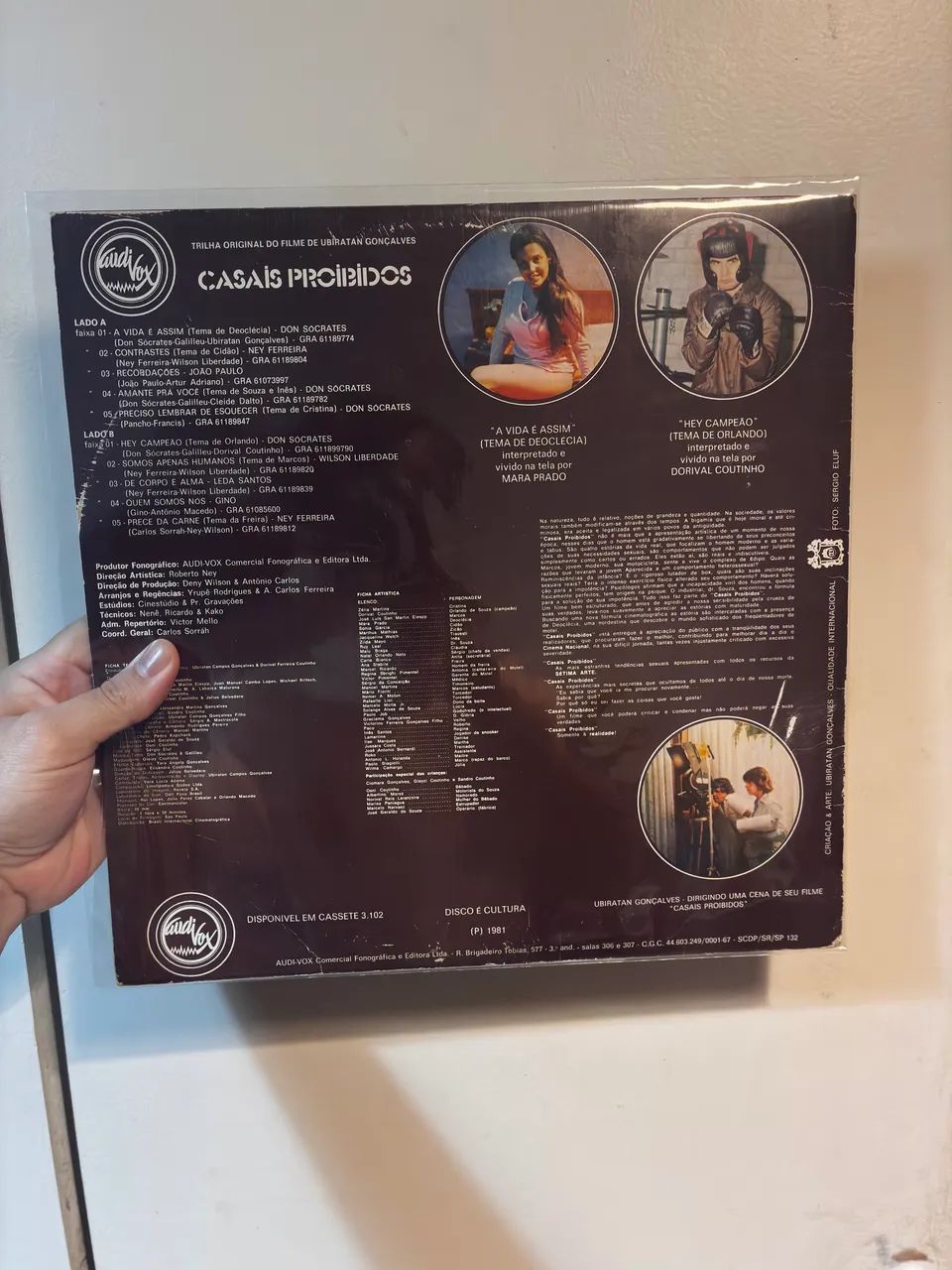Lp Casais Proibidos (Trilha Sonora) - Foto 2