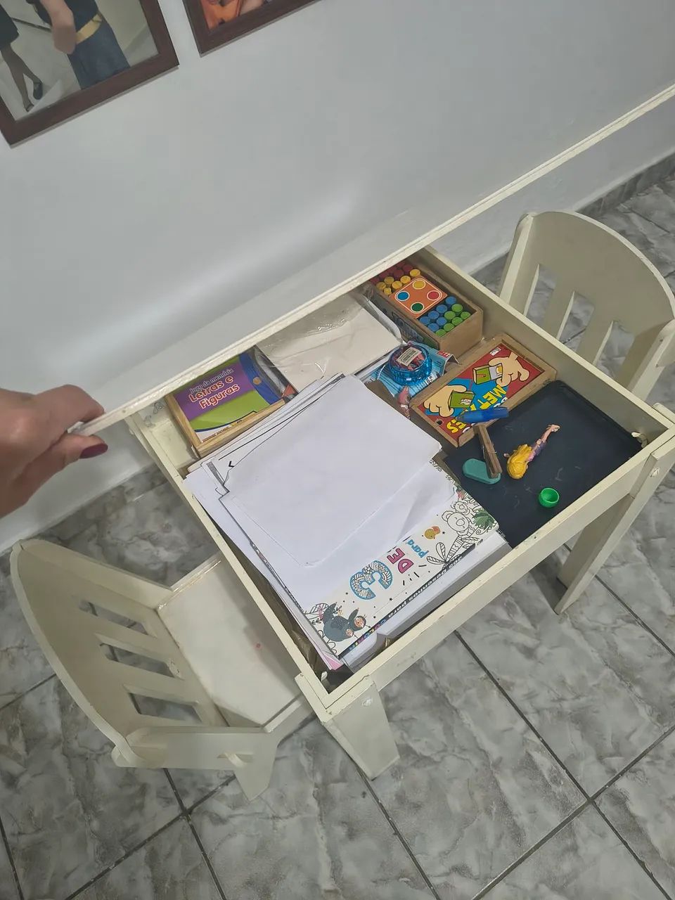 Mesa Infantil + 2 Cadeirinhas - Foto 3