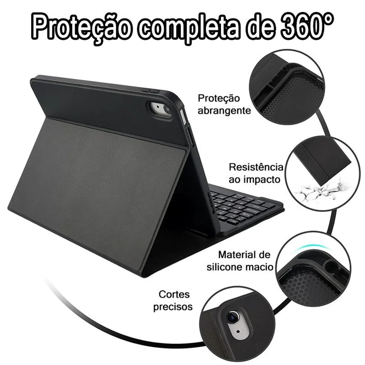capa com teclado redmi pad 