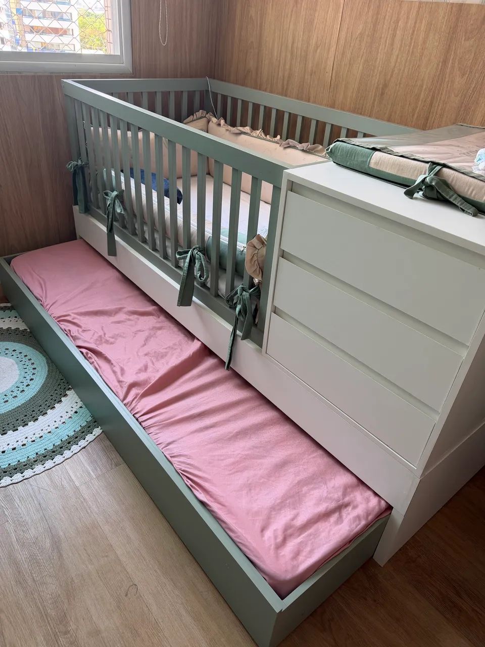 Berço com cama Acessória 