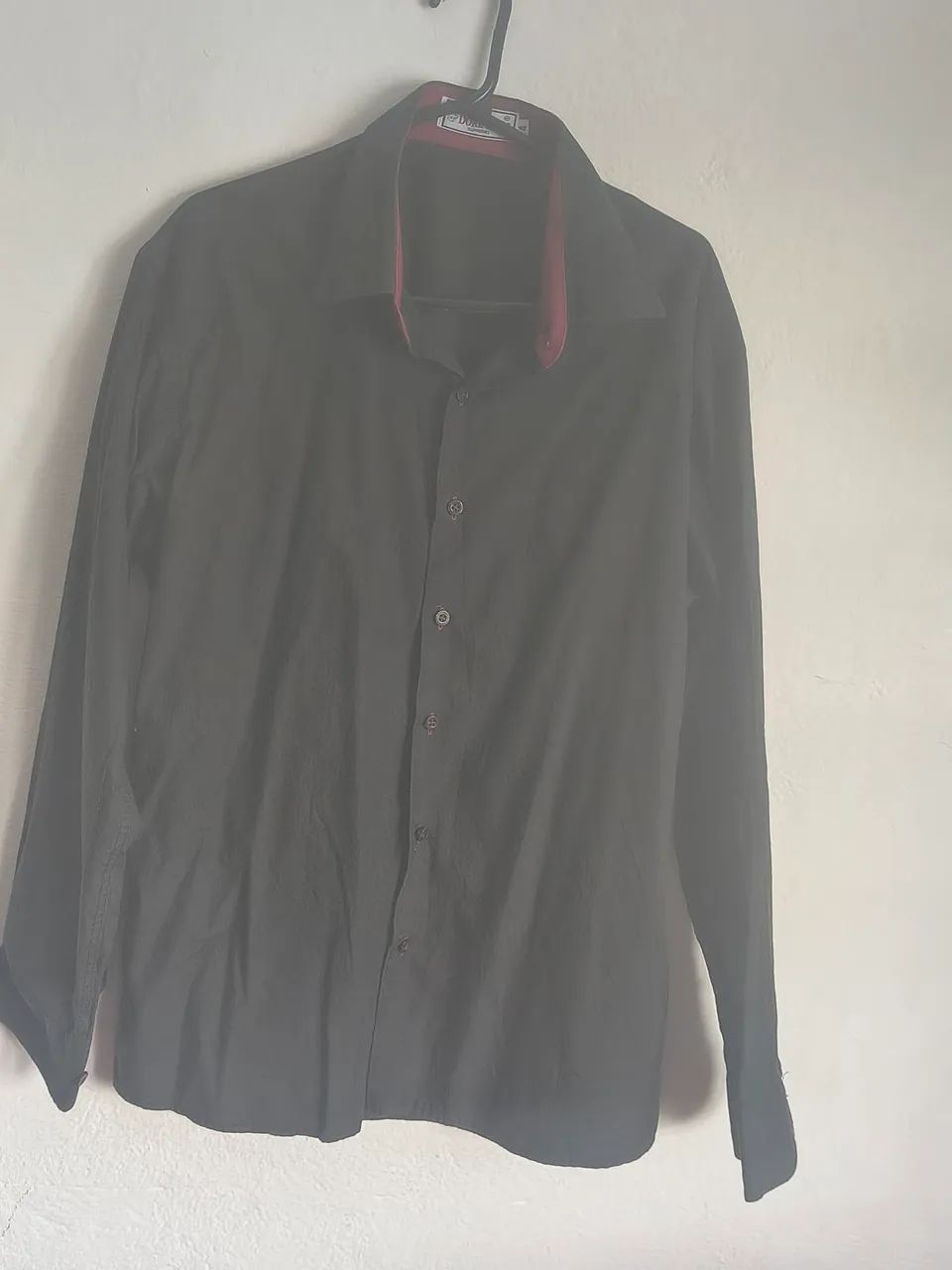 Camisa Social preta tamanho M original  - Foto 4