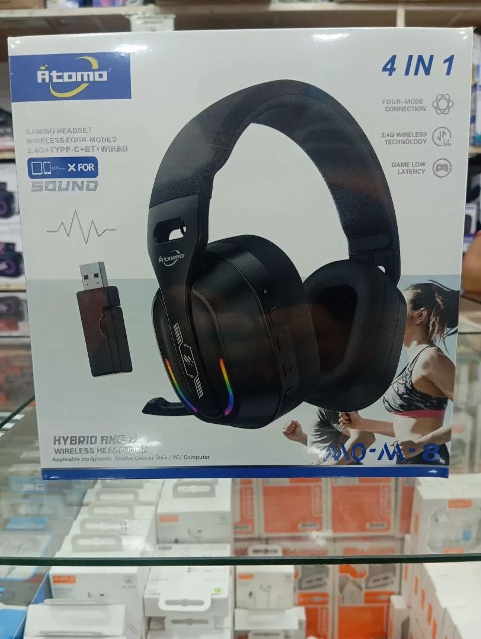 Fone bluetooth 4 in 1 