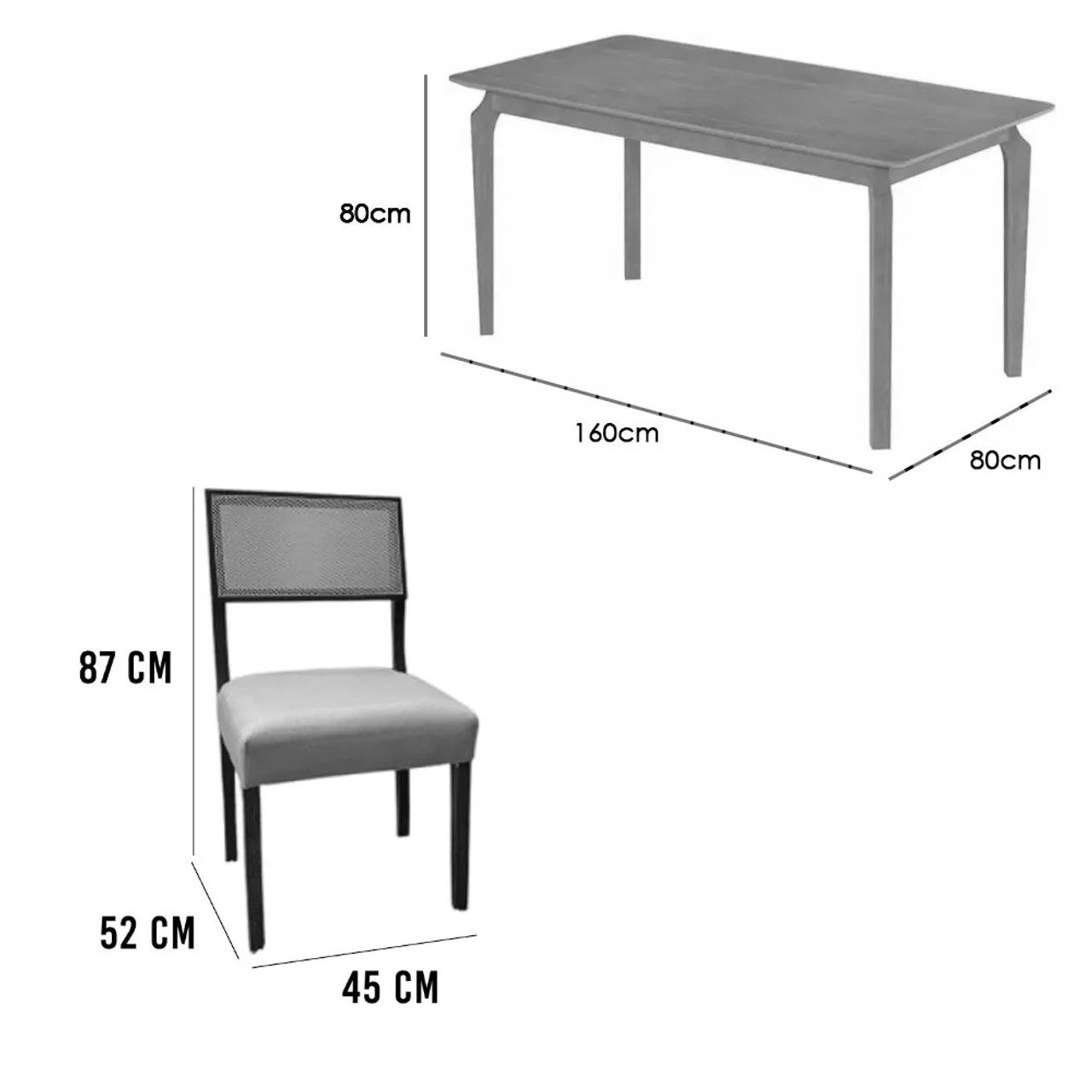 Sala mesa jantar com 6 cadeiras telinha  - Foto 3