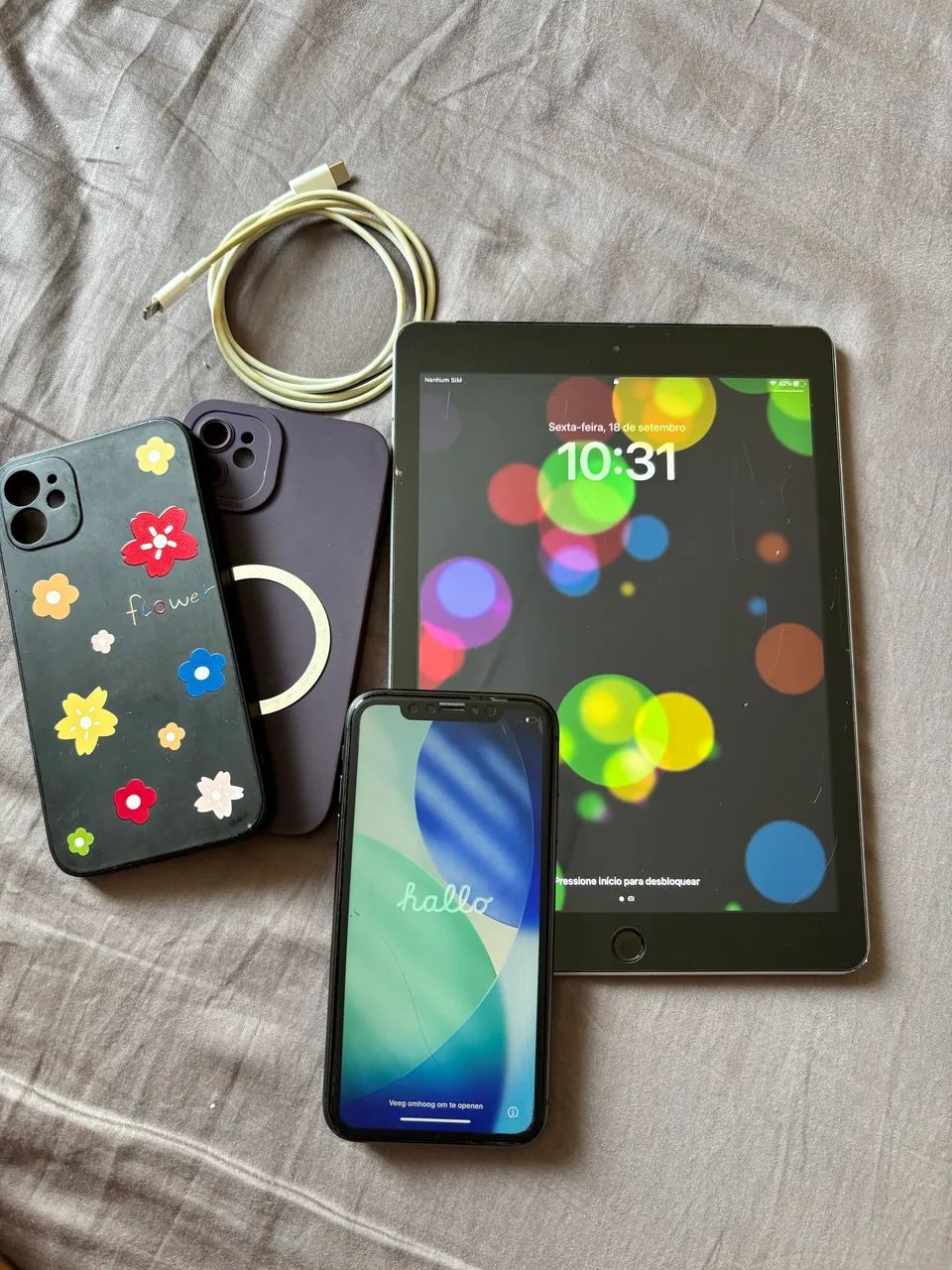 iPhone 11 + IPad 5° geração 