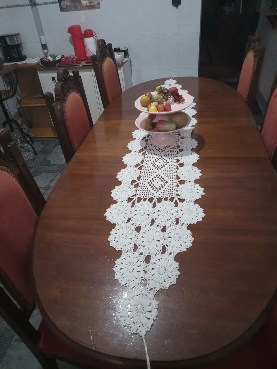 Mesa com 6cadeiras