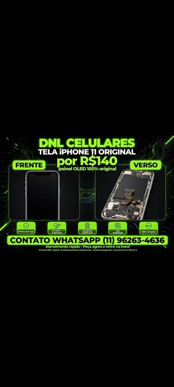TELA IPHONE 11 (GARANTIA 100%)