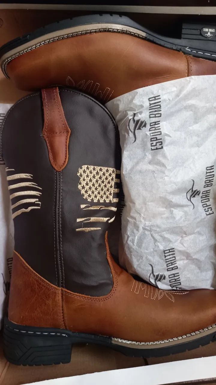 Bota Texana Espora Bruta - Foto 2