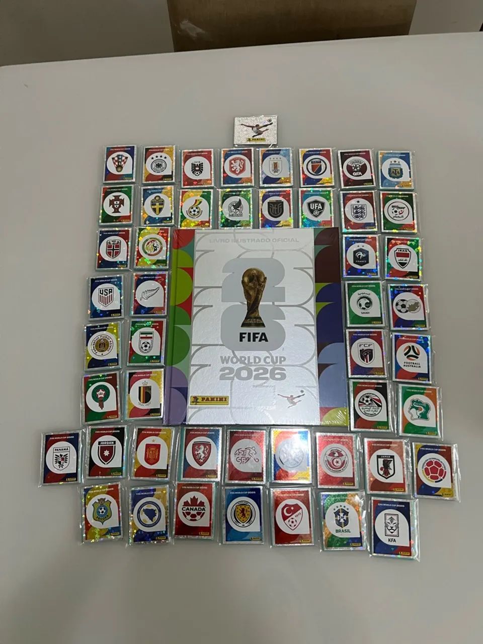 Set de figurinhas Completo álbum da copa 2026 para colar