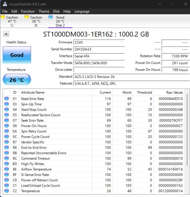 HD DE DESKTOP 1TB USADO DE SAÚDE BOA - Foto 2