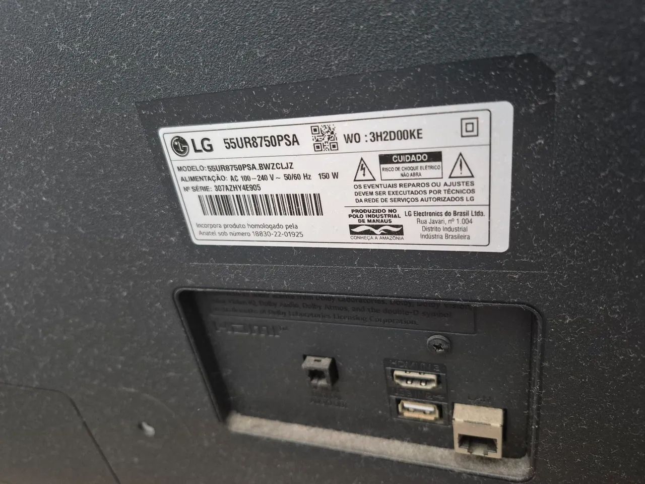 Tv LG,  50 polegadas ( para retirada de peças ) tela trincada 