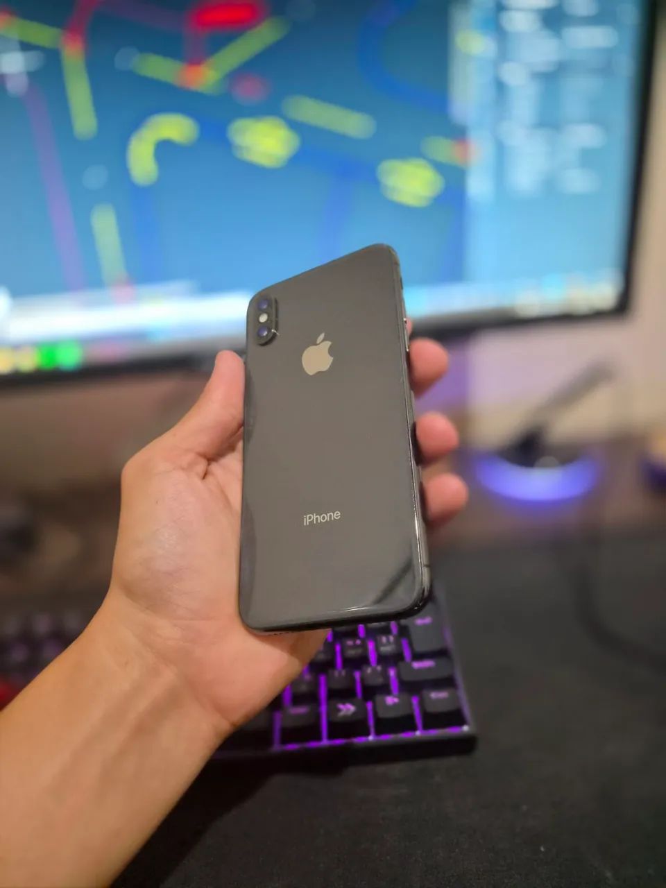 Iphone X 256gb Preto - Todas Funcionalidades ok - Foto 3