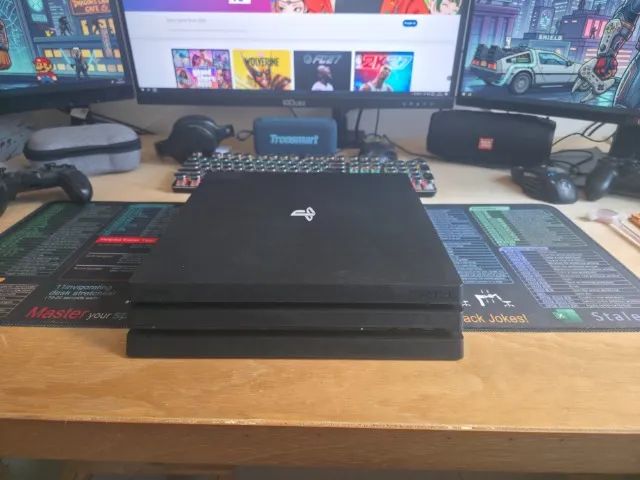 Ps4 pro; Controle e 3 Jogos. - Foto 2
