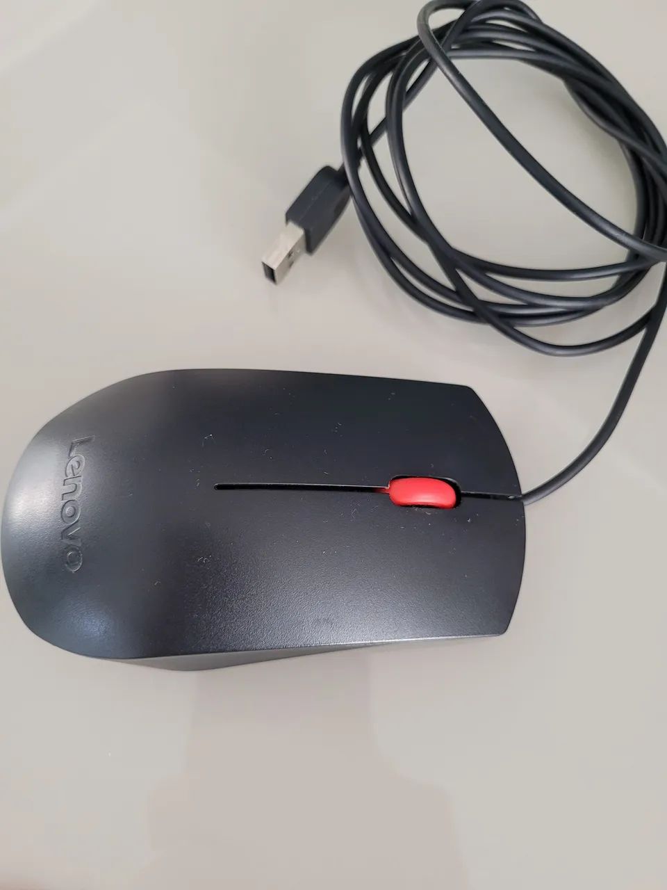 Mouse Com Fio Ergonômico Lenovo - Foto 4