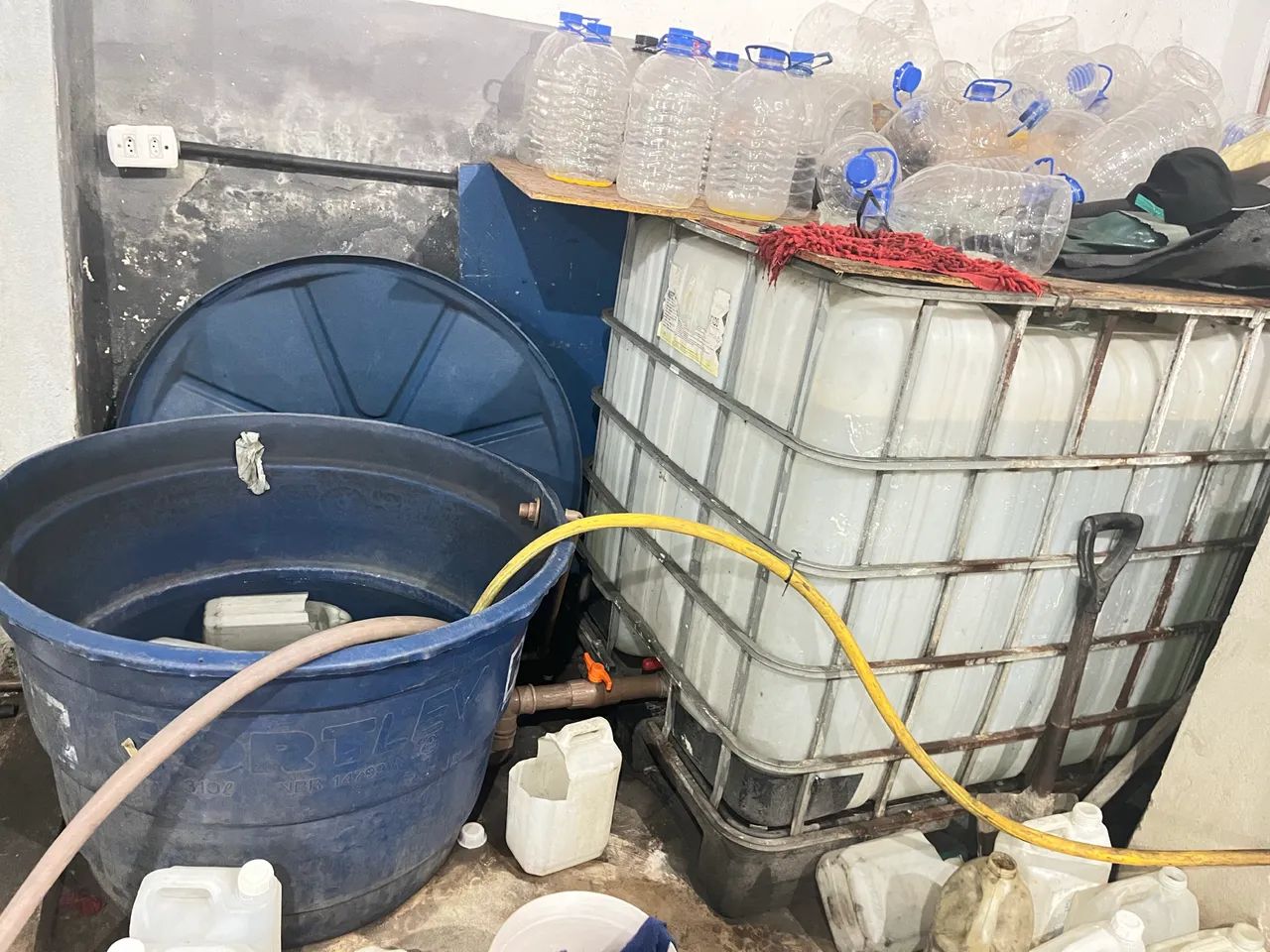 Repasse de material de lava jato