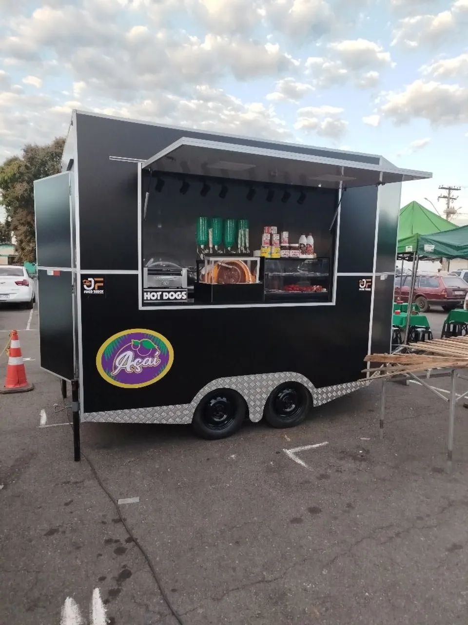 Food truk treilher carretinha zero 