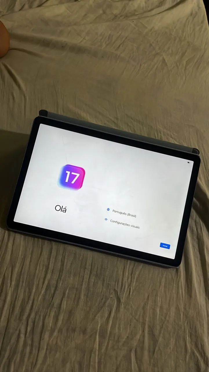 Tablet tela de 40 polegadas novo caixa todo completo 