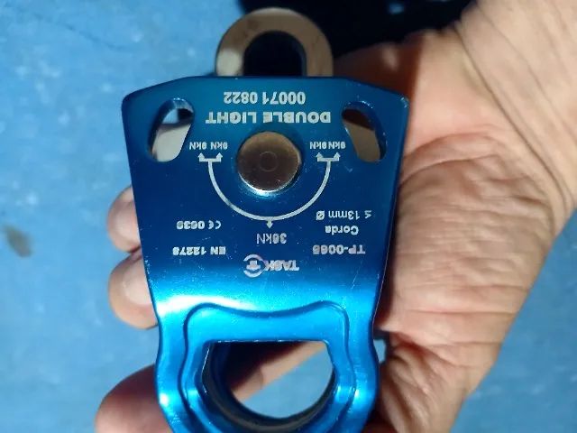 POLIA DUPLA EM ALUMÍNIO 36KN 