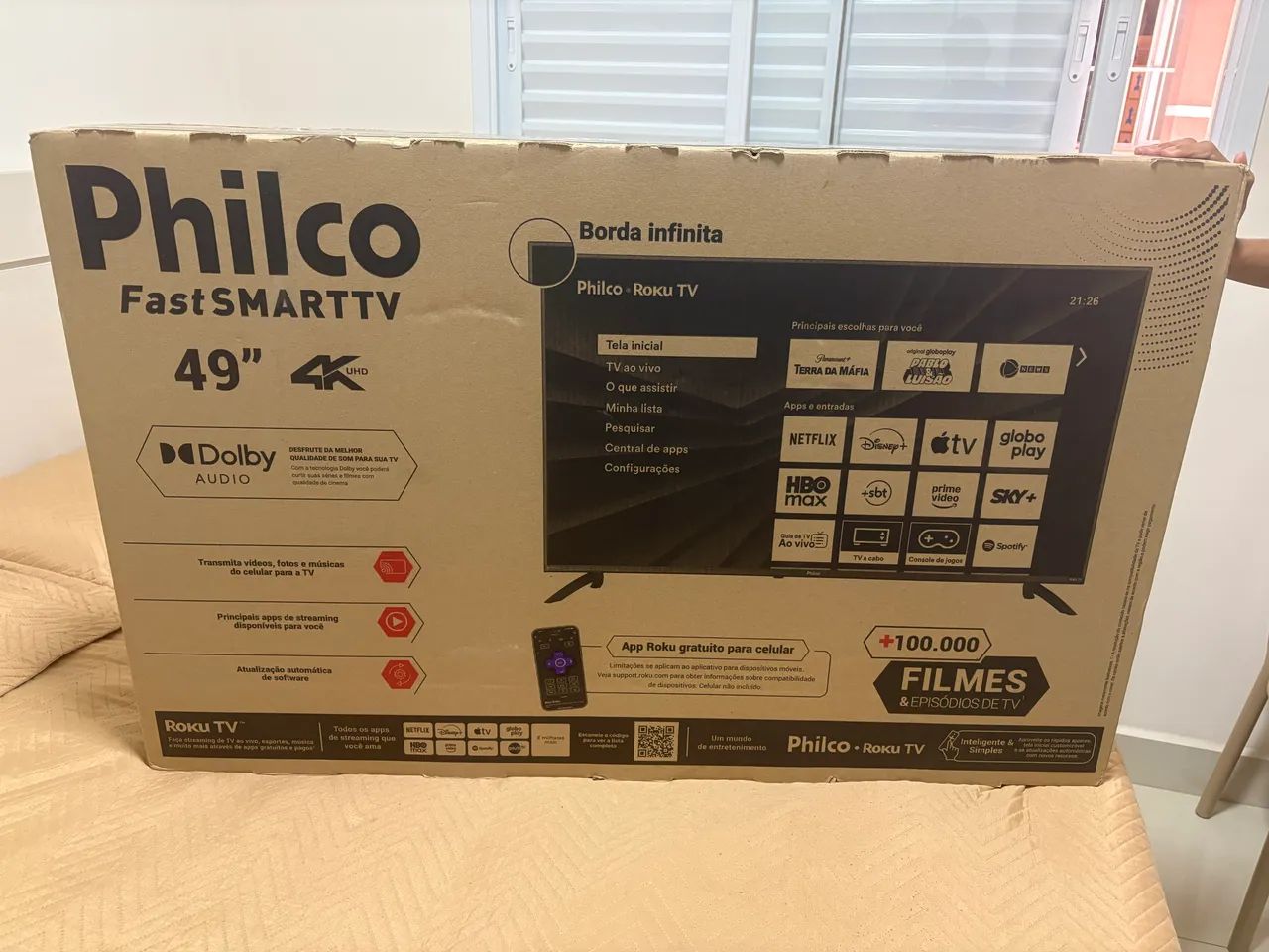 TV Philco 49 Polegadas Top - ZERA LACRADA GARANTIA 12 Meses 